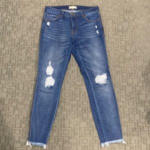 mid rise skinny jeans from francesca’s closet